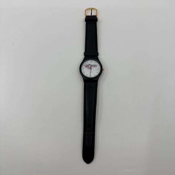 VTG Energizer Brand Battery Bunny Second Hand BlackResin Wrist Watch Promotional - Picture 4 of 7